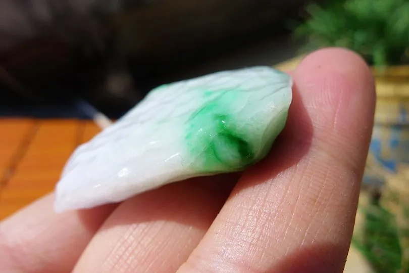 Natural Jade Rough Jadeite Raw (32g,4.3X3.7X1.4cm)