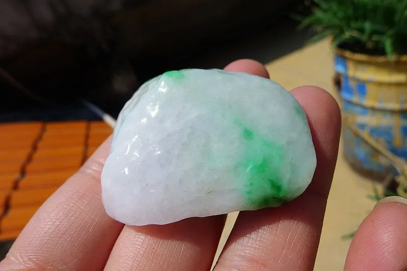 Natural Jade Rough Jadeite Raw (32g,4.3X3.7X1.4cm)