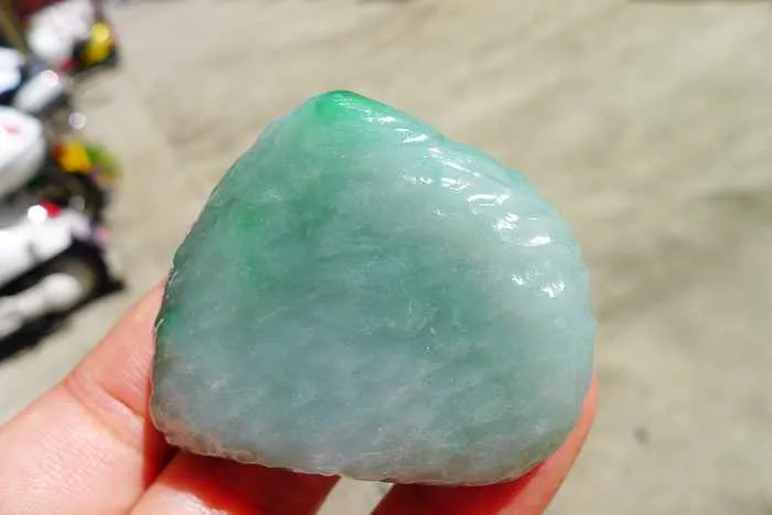 Natural Jade Rough Jadeite Raw (53g,4.7X3.9X1.35cm)
