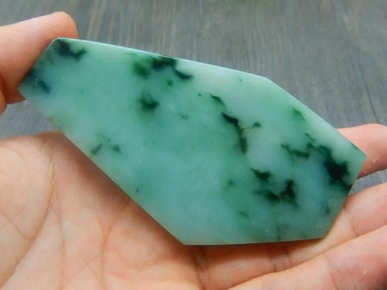 Natural Jade Rough Jadeite Raw (59g, 94X50X5.3mm)