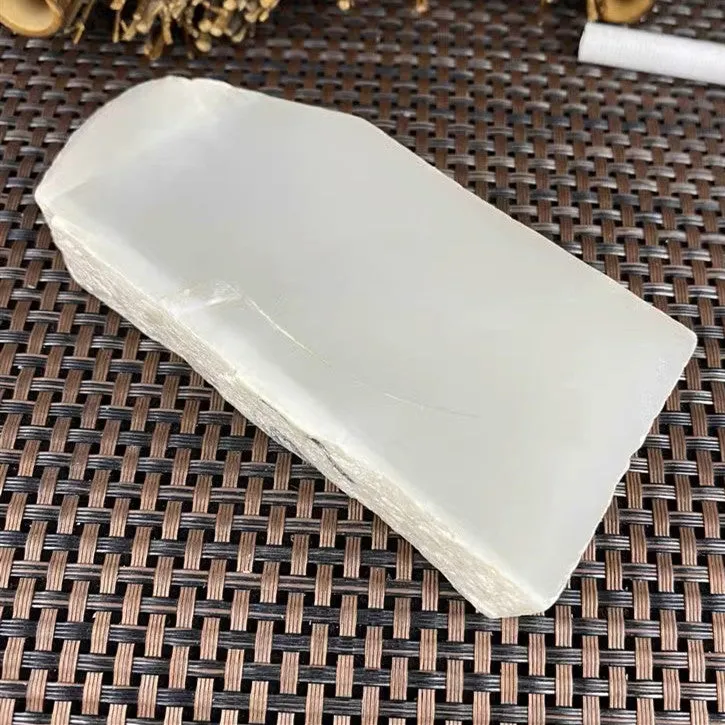 Natural Kunlun Jade Rough Nephrite Raw (231g,9.3X5.1X1.4cm)