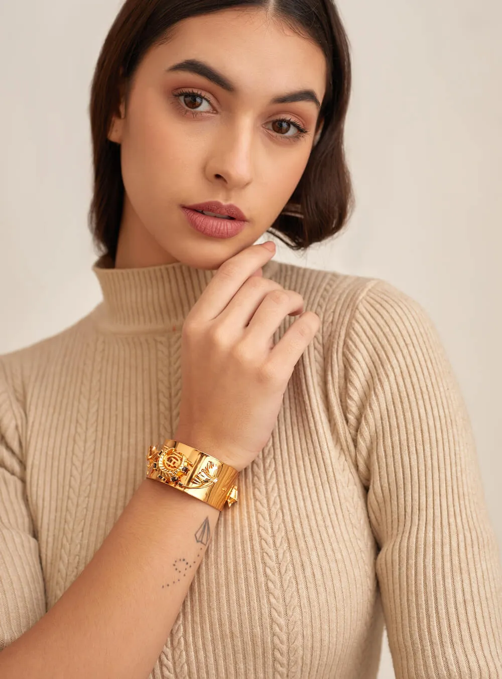 O.H. Crescent Half Wrist Cuff