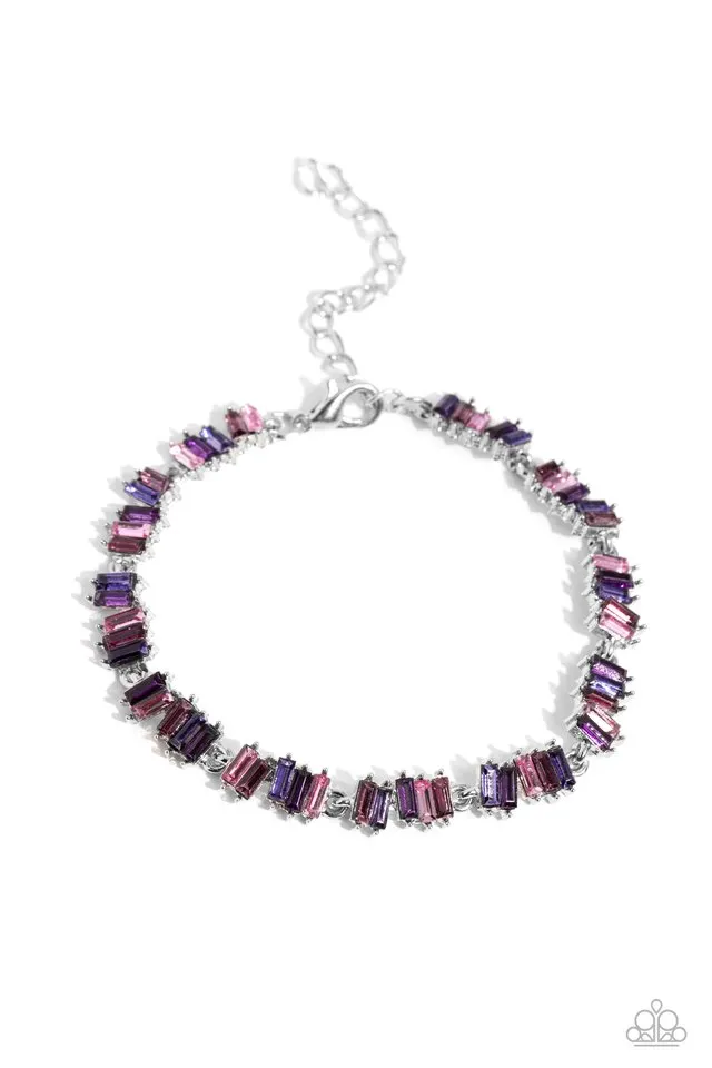 Paparazzi Bracelet ~ Emerald Ensemble - Purple