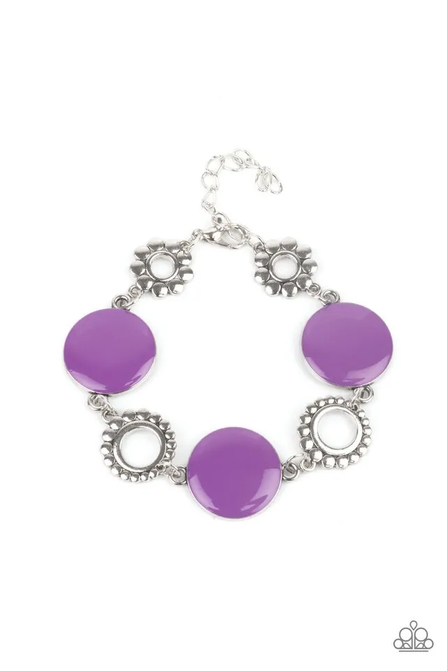 Paparazzi Bracelet ~ Garden Regalia - Purple