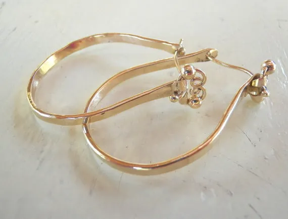 Pearl Hoop Earrings