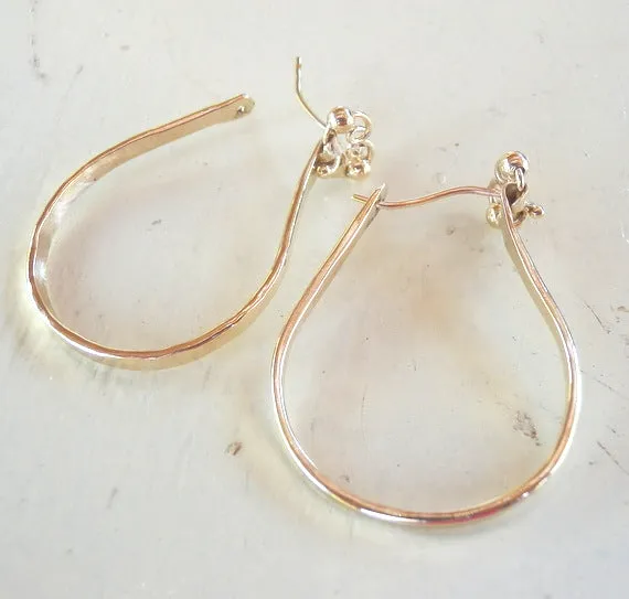 Pearl Hoop Earrings