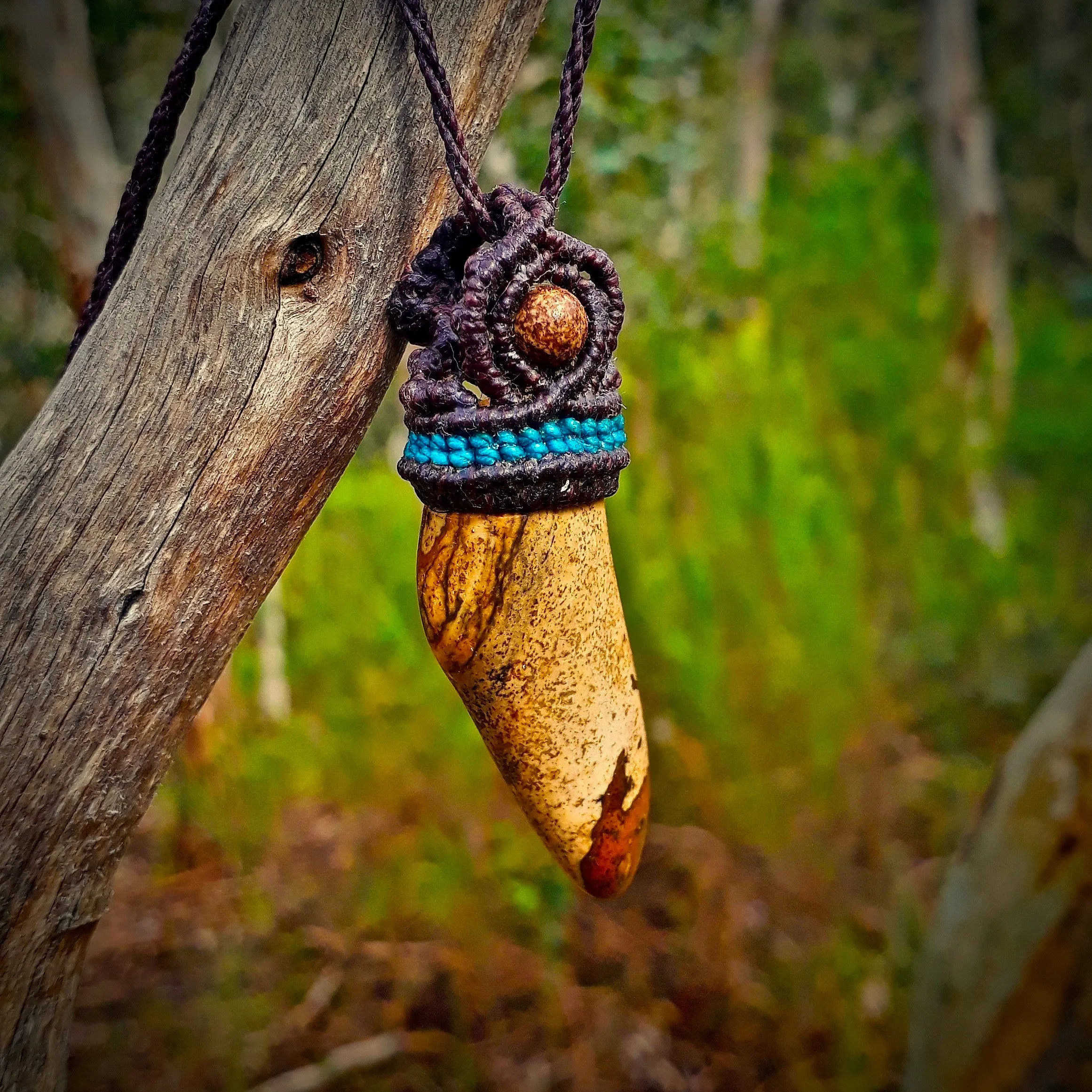 Picture jasper necklace