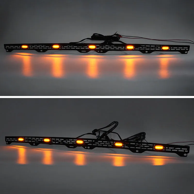 Scoop Grille Mesh Insert with Amber LED Lights for 2014-2021 Toyota Tundra