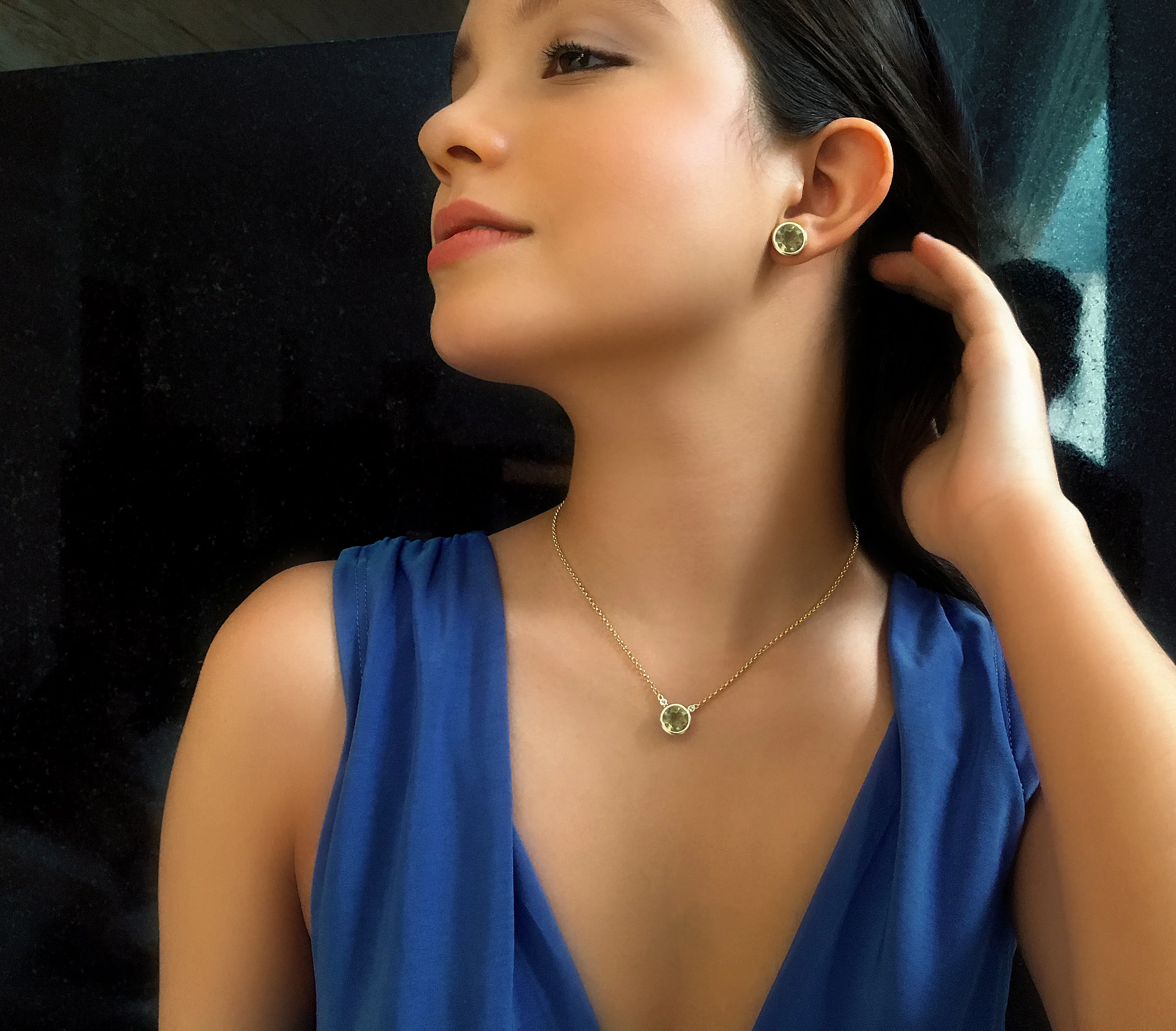 SIGNATURE Necklace (1287) - Pink Amethyst / RG