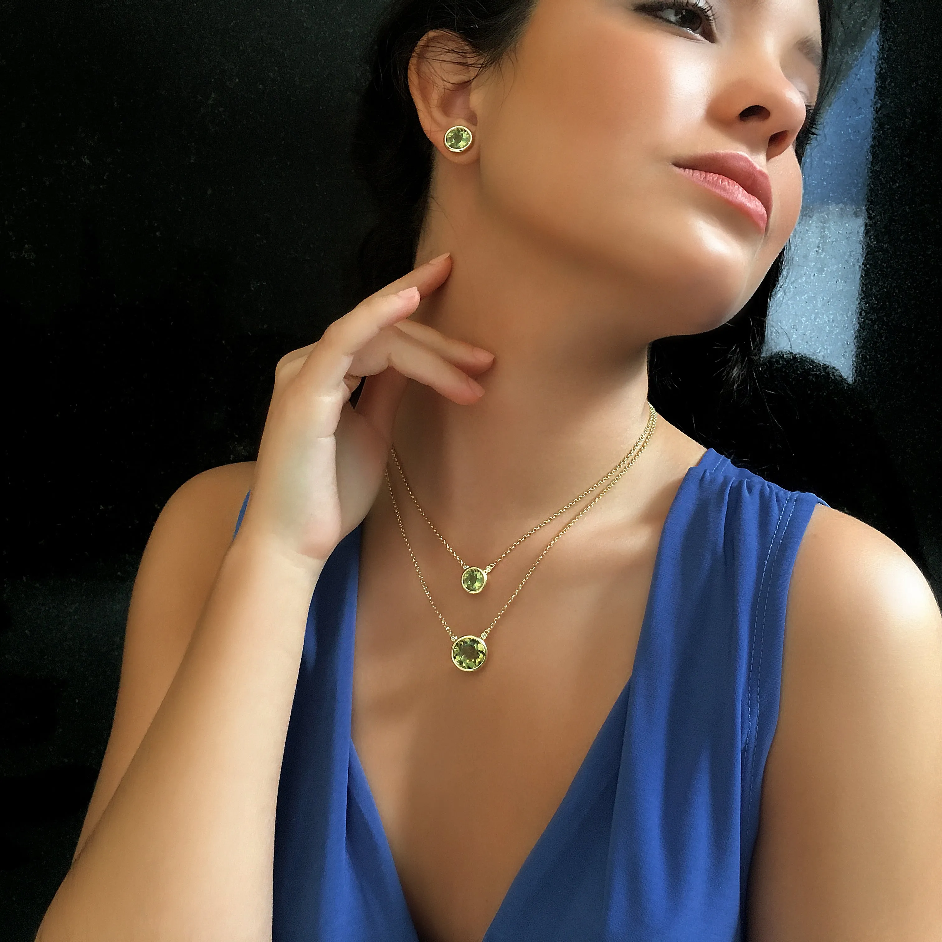 SIGNATURE Necklace (1287) - Pink Amethyst / RG