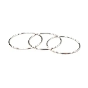Silver Stackable Ring Set of 3