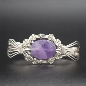 Sol Chevron Amethyst Bracelet