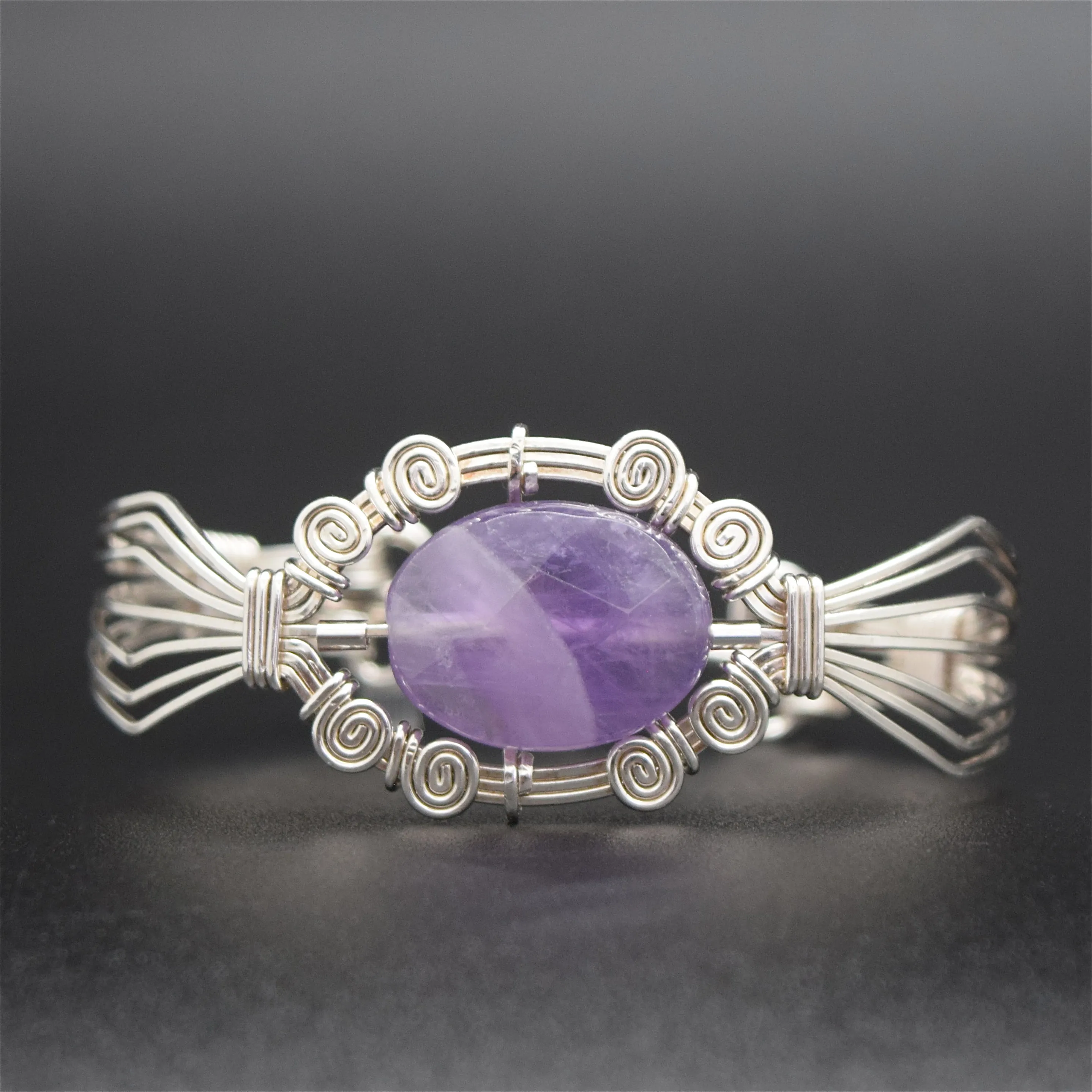 Sol Chevron Amethyst Bracelet