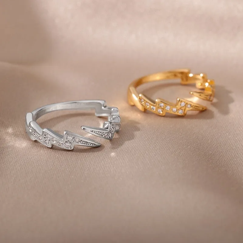 Stackable and Adjustable Gold and Silver Minimalist Ring Collection