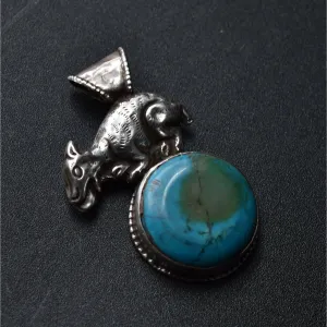 Turquoise Cabochon Pendant