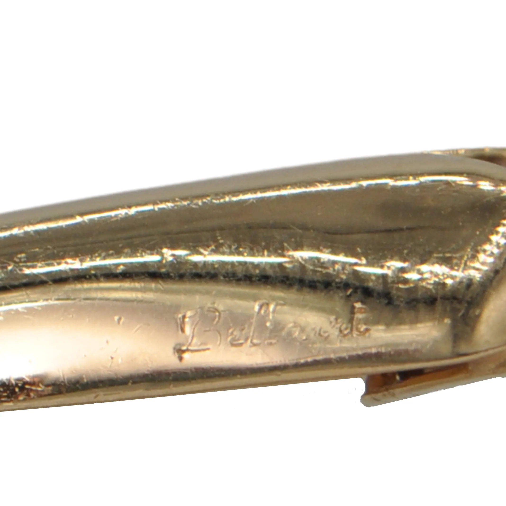 Vintage 'Bellarri' Diamond and Onyx 18K Gold Tulip Bud Brooch